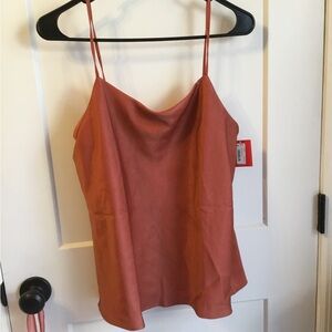 SPANX Terracotta Spaghetti Strap Cami Size Medium